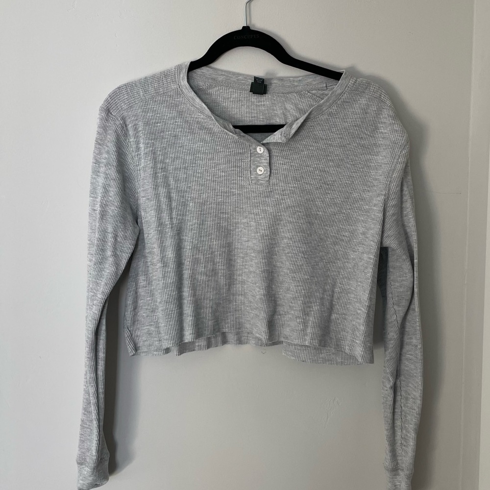 Wild Fable Cropped Long Sleeve SZ L